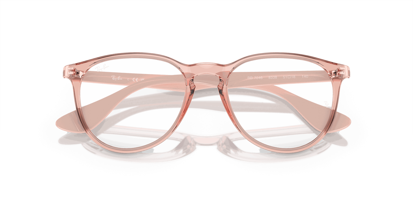 [Demo Lens Lenses, Polished Transparent Pink Frame]