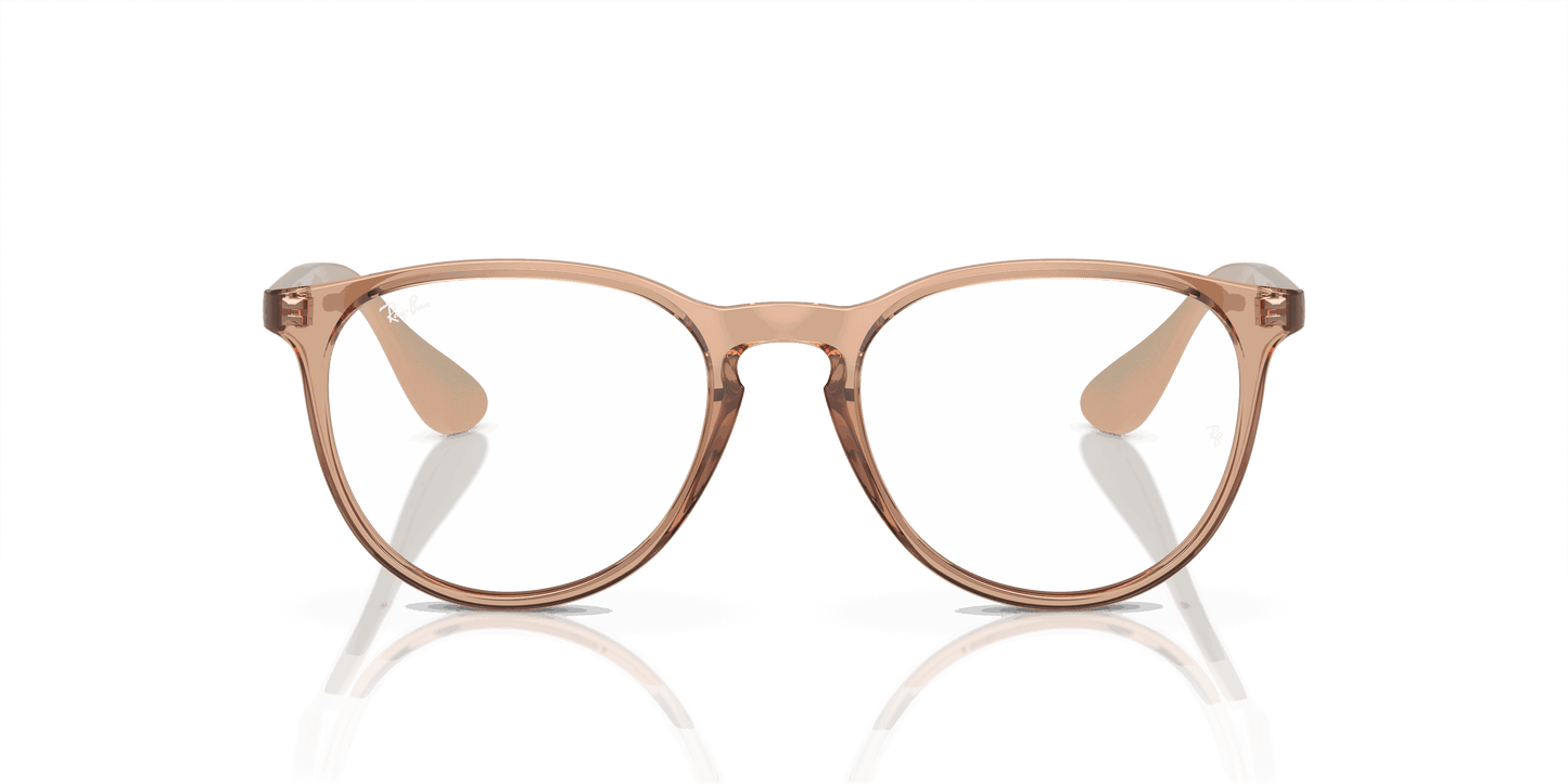 [Clear Lenses, Polished Transparent Brown Frame]