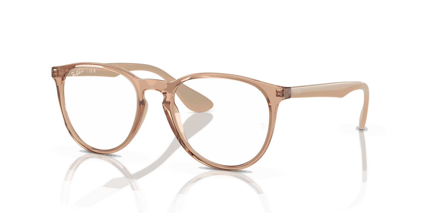 [Clear Lenses, Polished Transparent Brown Frame]