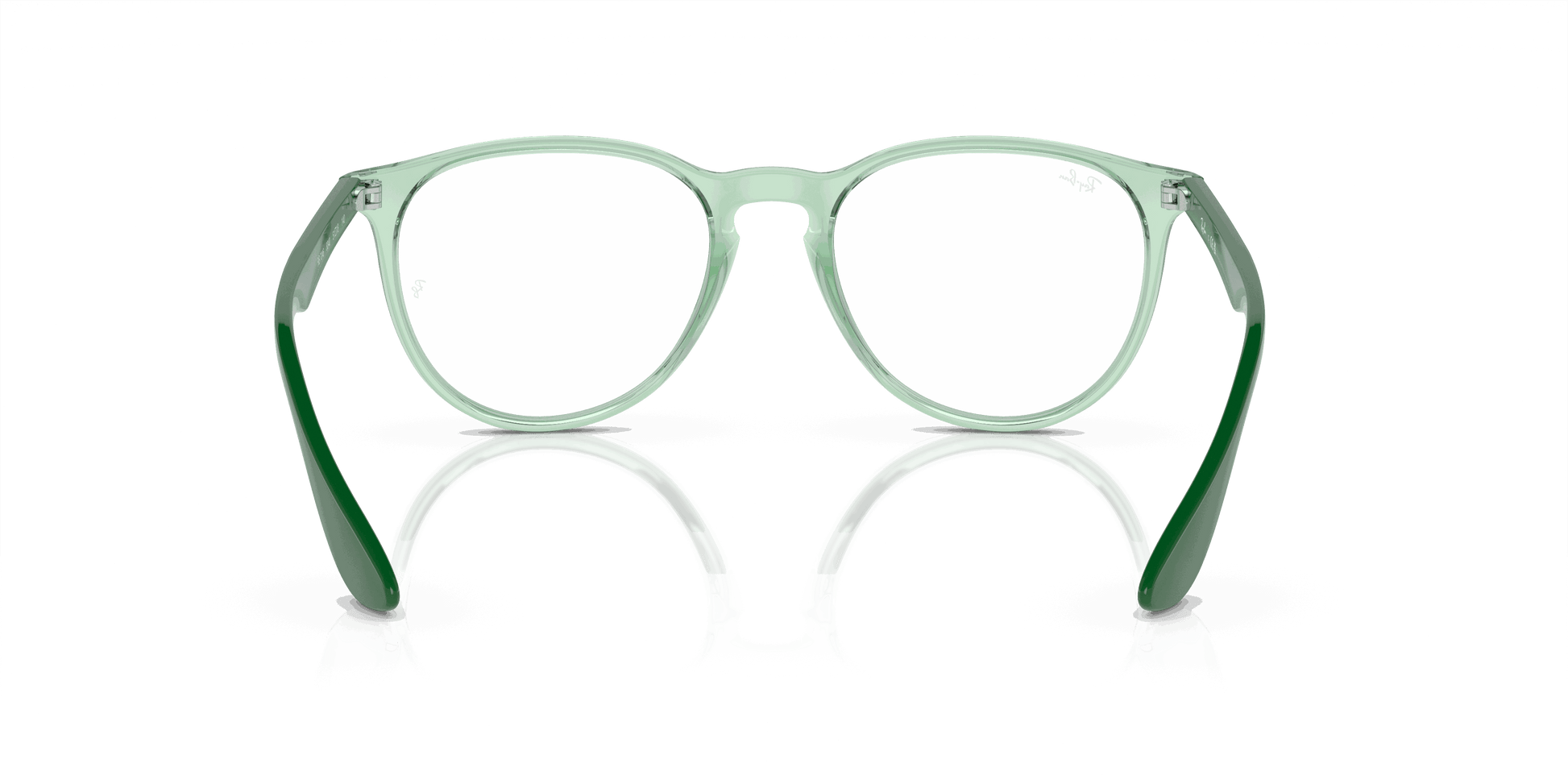[Demo Lens Lenses, Polished Transparent Green Frame]
