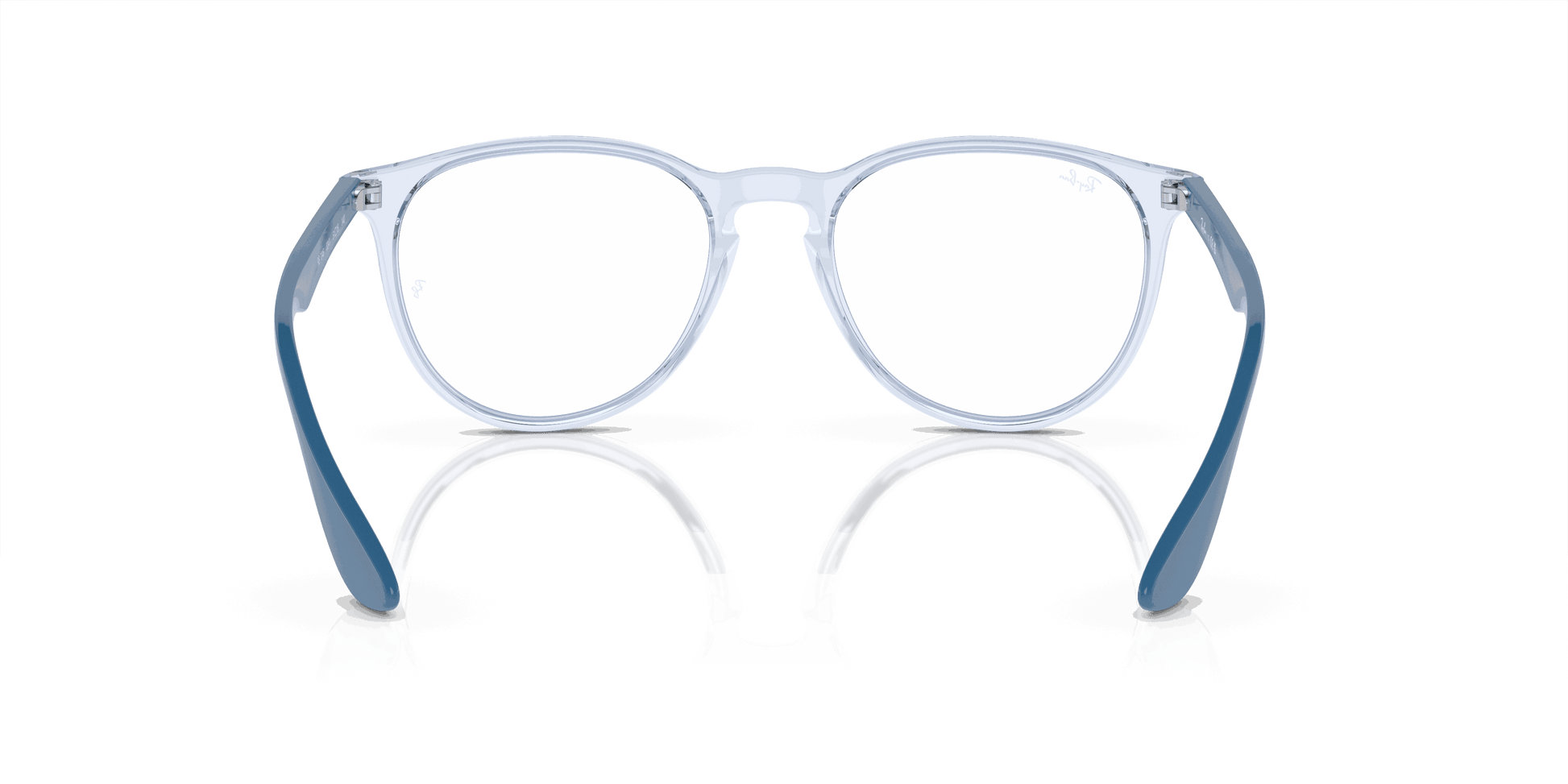[Clear Lenses, Polished Transparent Light Blue Frame]