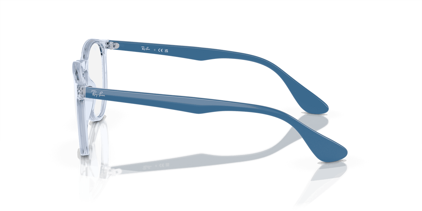 [Clear Lenses, Polished Transparent Light Blue Frame]