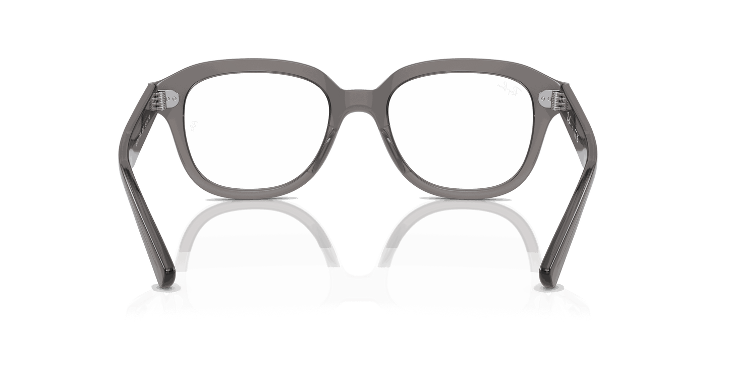 [Clear Lenses, Polished Opal Dark Grey Frame]