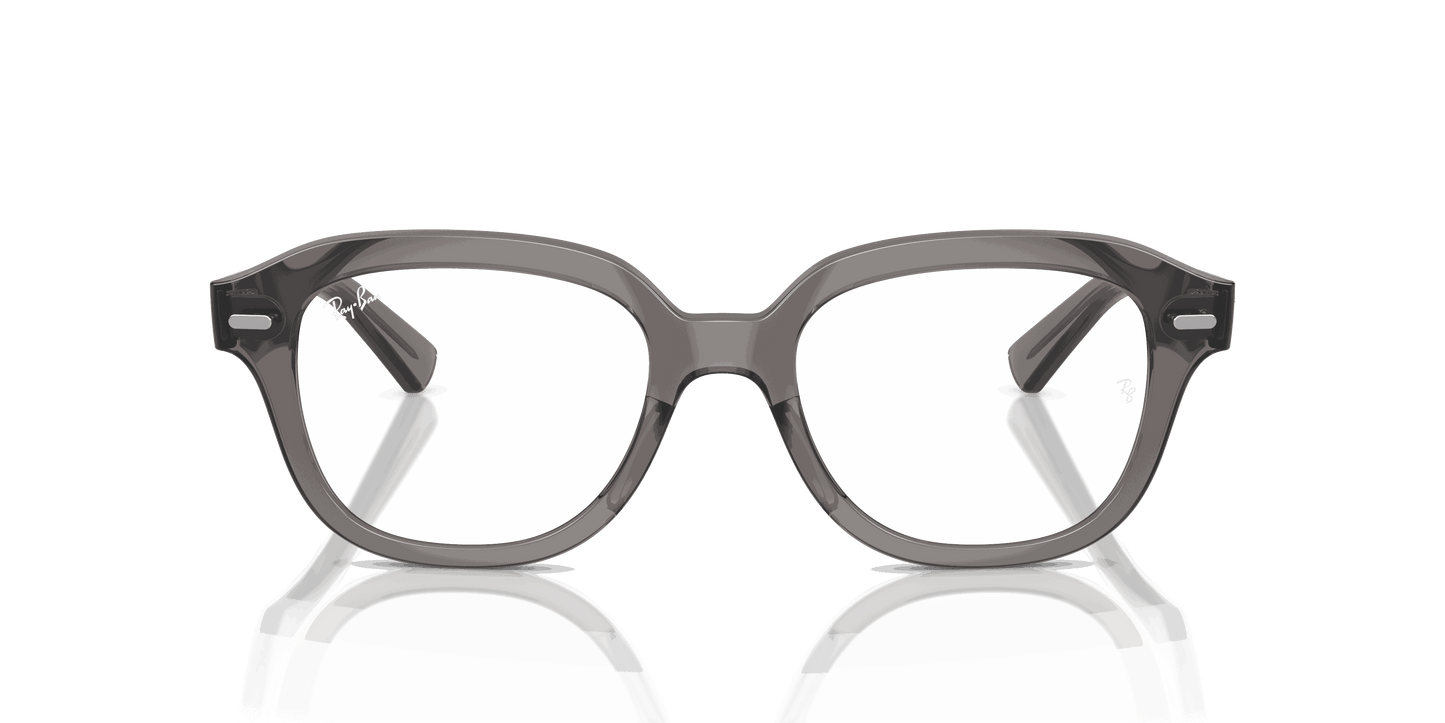 [Clear Lenses, Polished Opal Dark Grey Frame]
