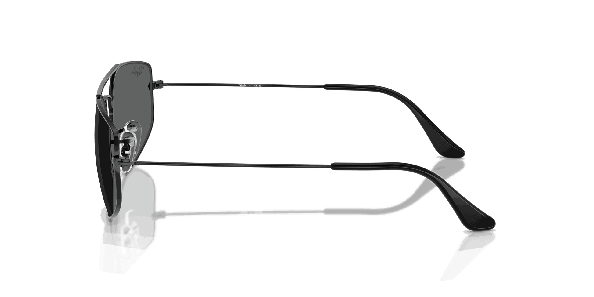 [Dark Grey Lenses, Polished Black Frame]