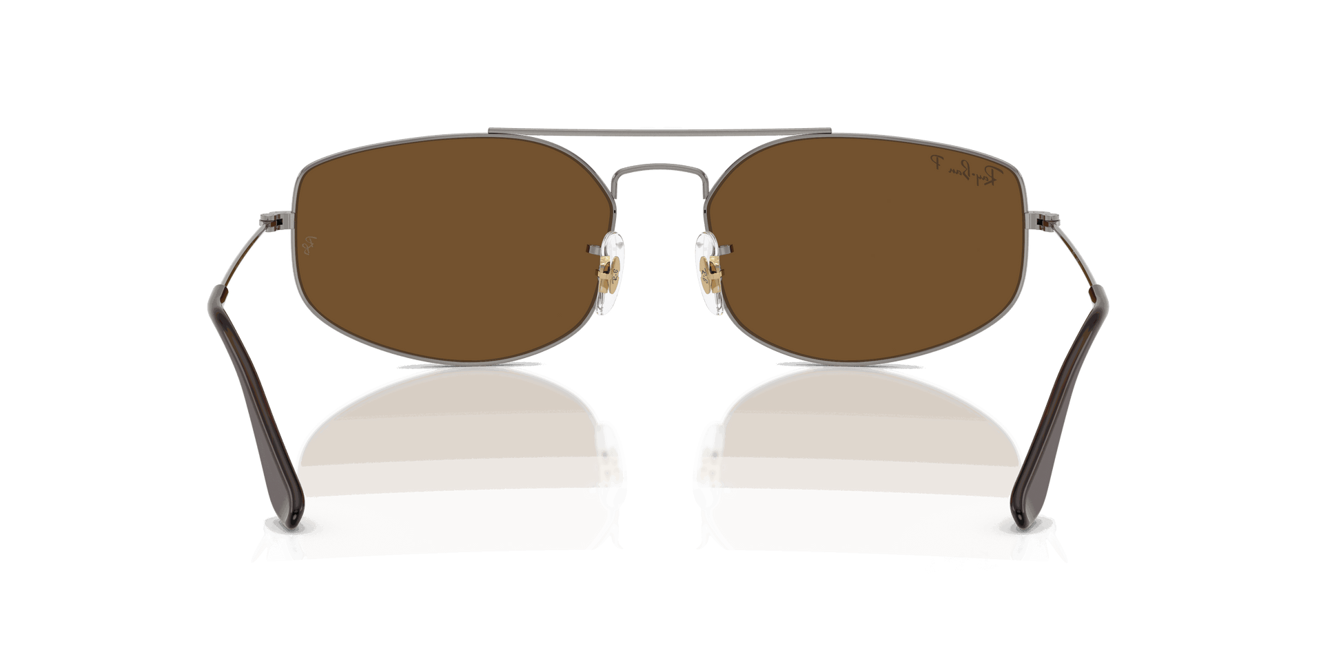 [B-15 Brown Lenses, Polished Gunmetal Frame]