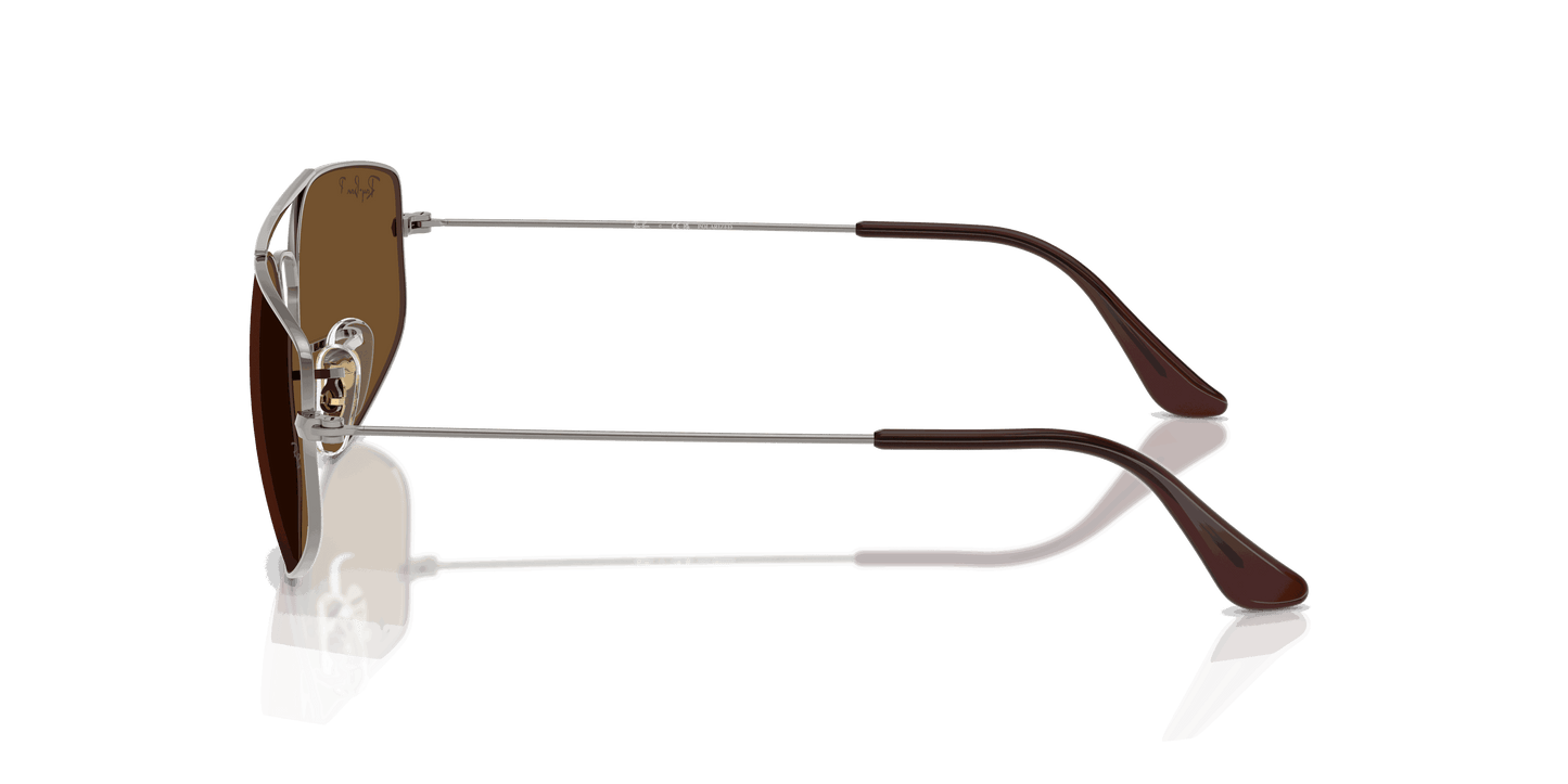 [B-15 Brown Lenses, Polished Gunmetal Frame]