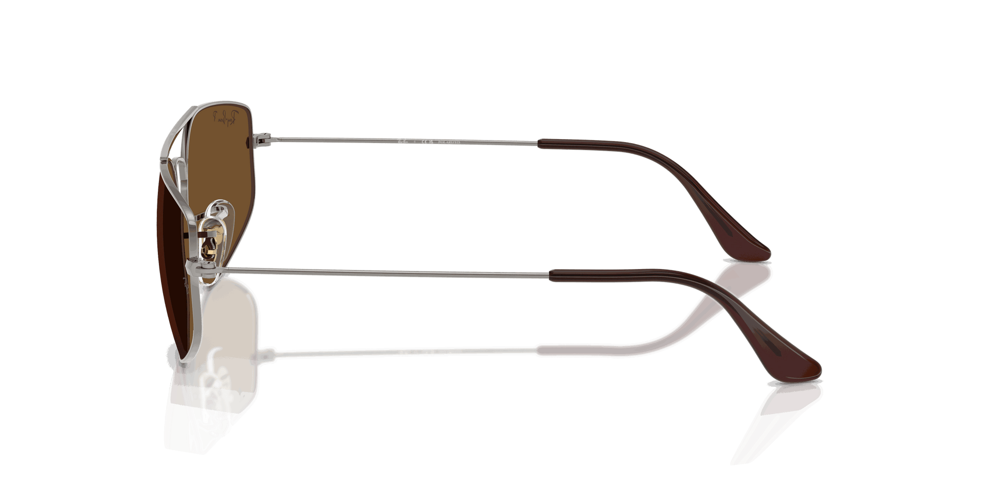 [B-15 Brown Lenses, Polished Gunmetal Frame]