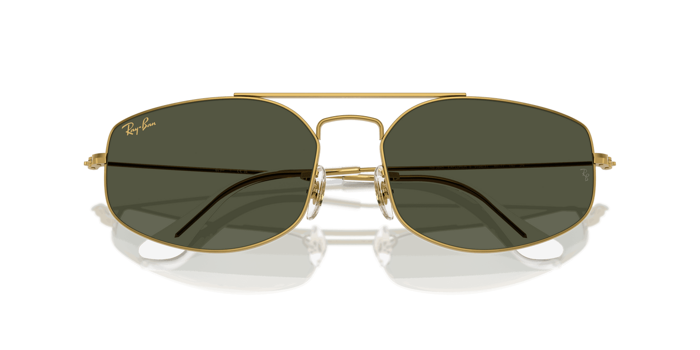 [G-15 Green Lenses, Polished Legend Gold Frame]