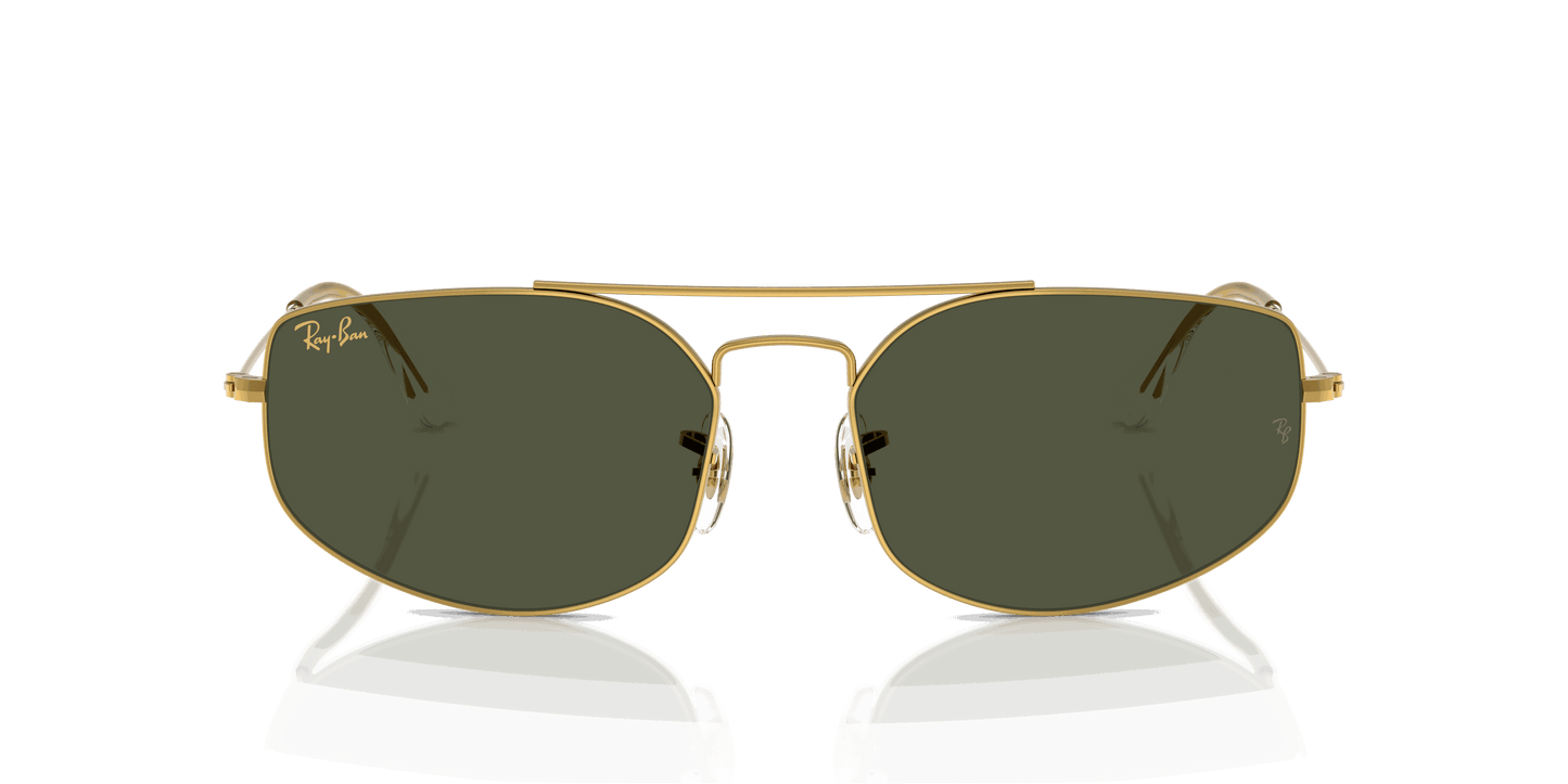 [G-15 Green Lenses, Polished Legend Gold Frame]