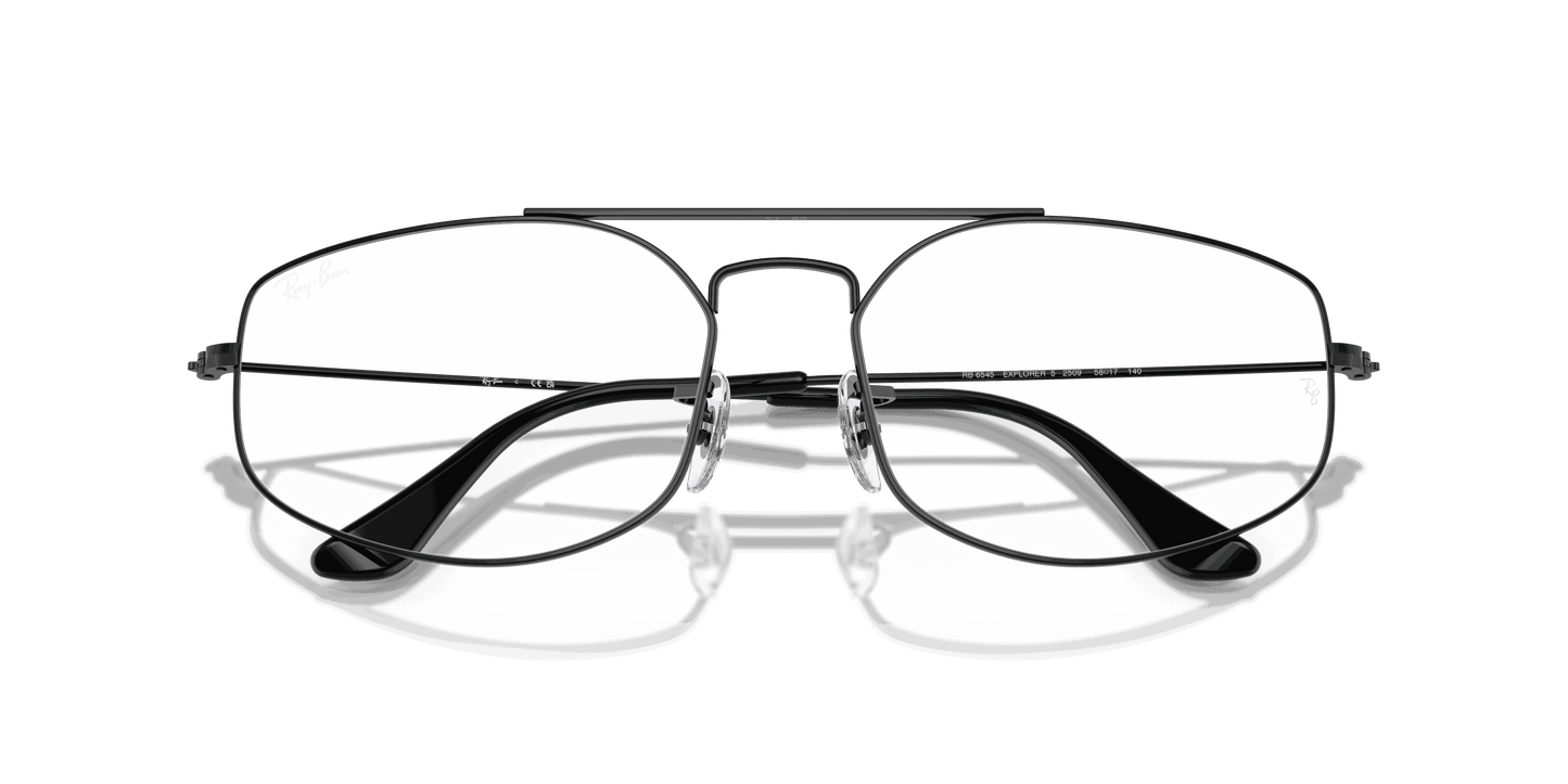 [Clear Lenses, Polished Black Frame]