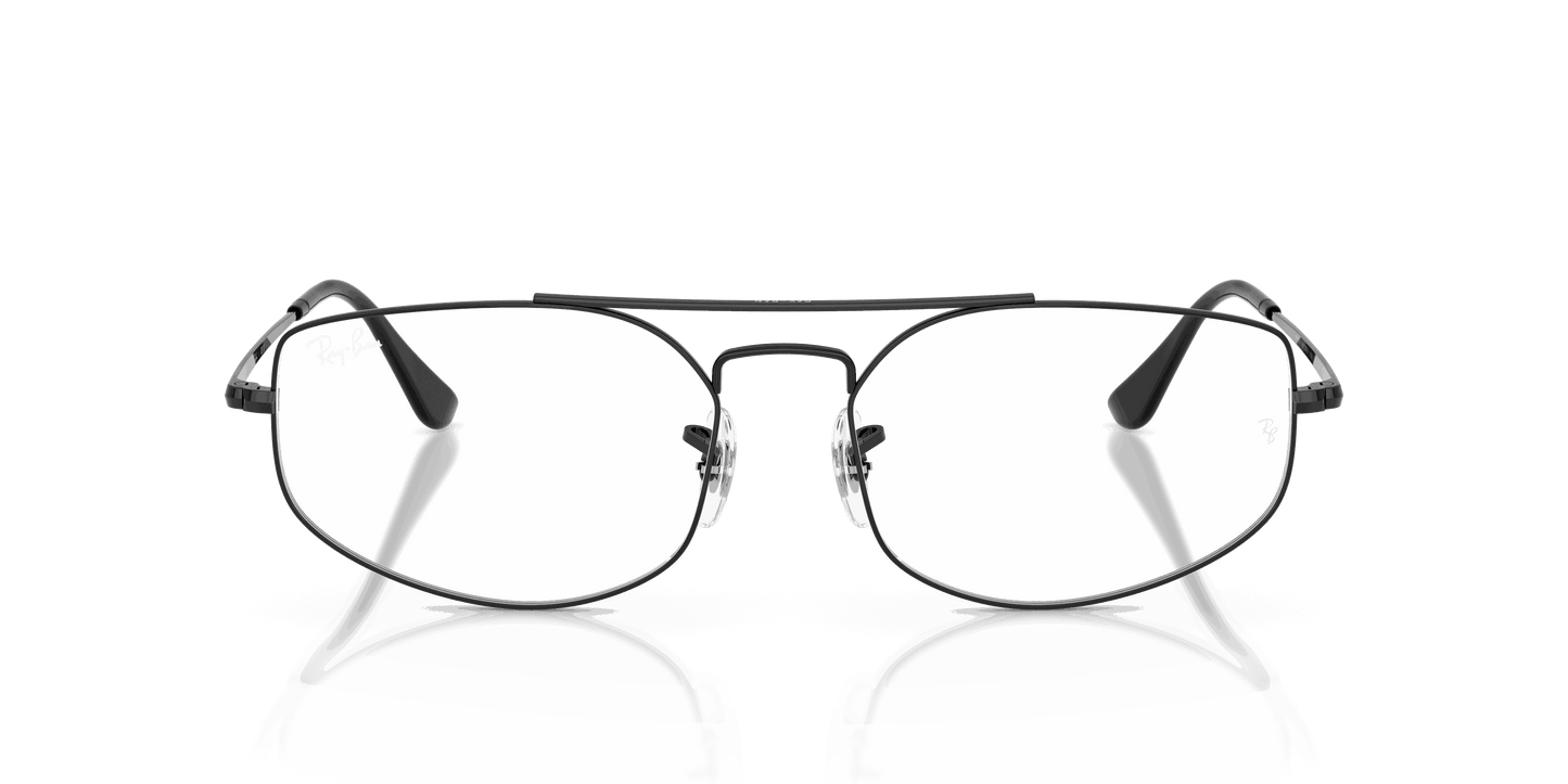 [Clear Lenses, Polished Black Frame]