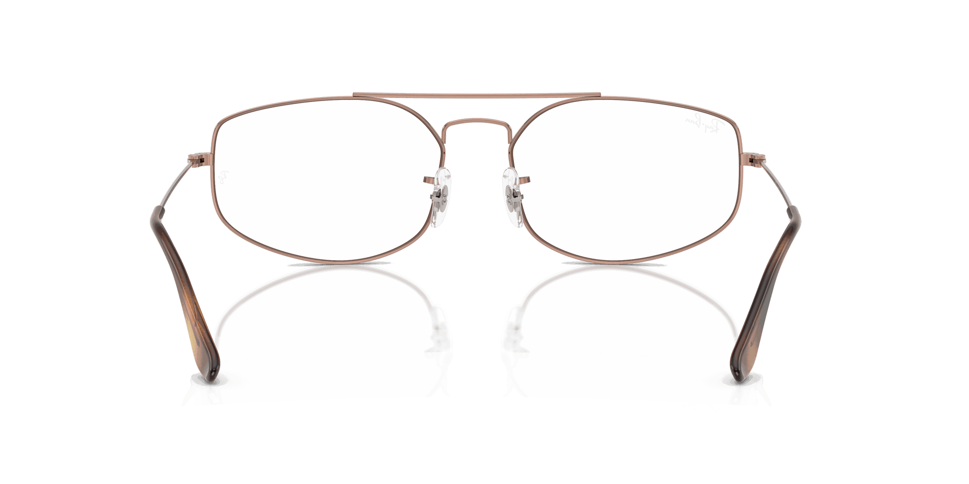 [Clear Lenses, Polished Copper Frame]