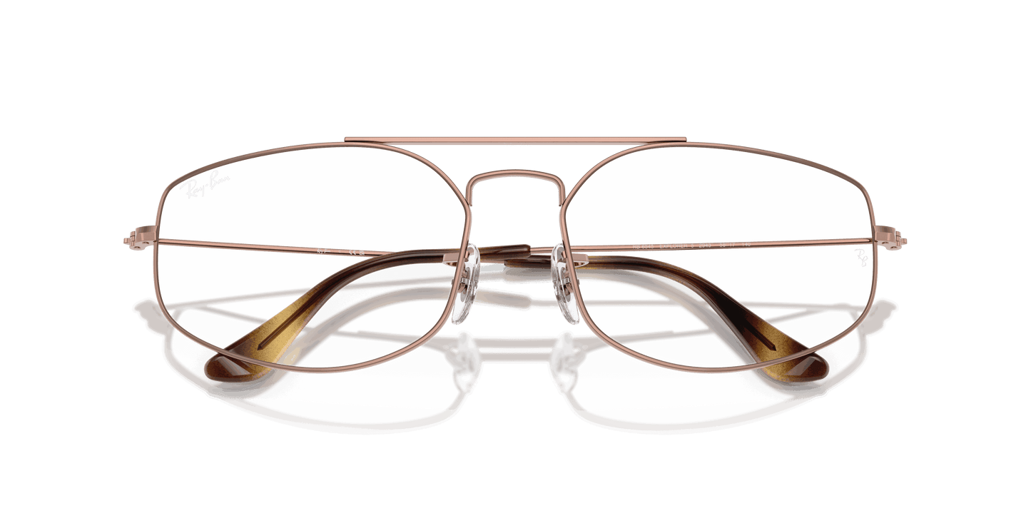 [Clear Lenses, Polished Copper Frame]