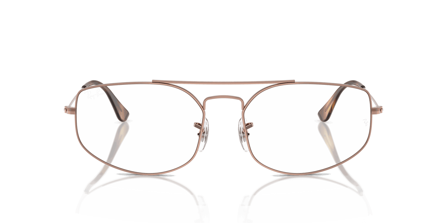 [Clear Lenses, Polished Copper Frame]