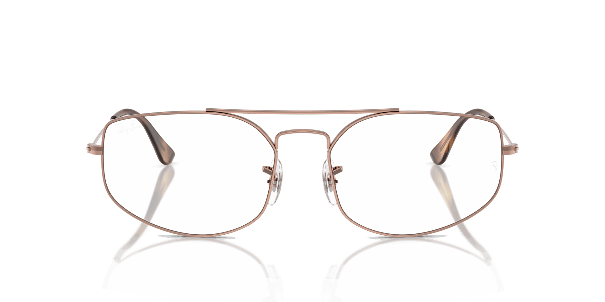 [Clear Lenses, Polished Copper Frame]