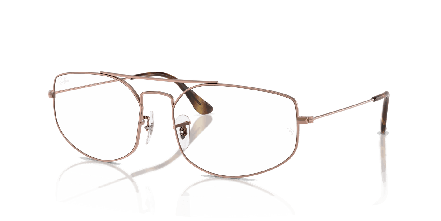 [Clear Lenses, Polished Copper Frame]