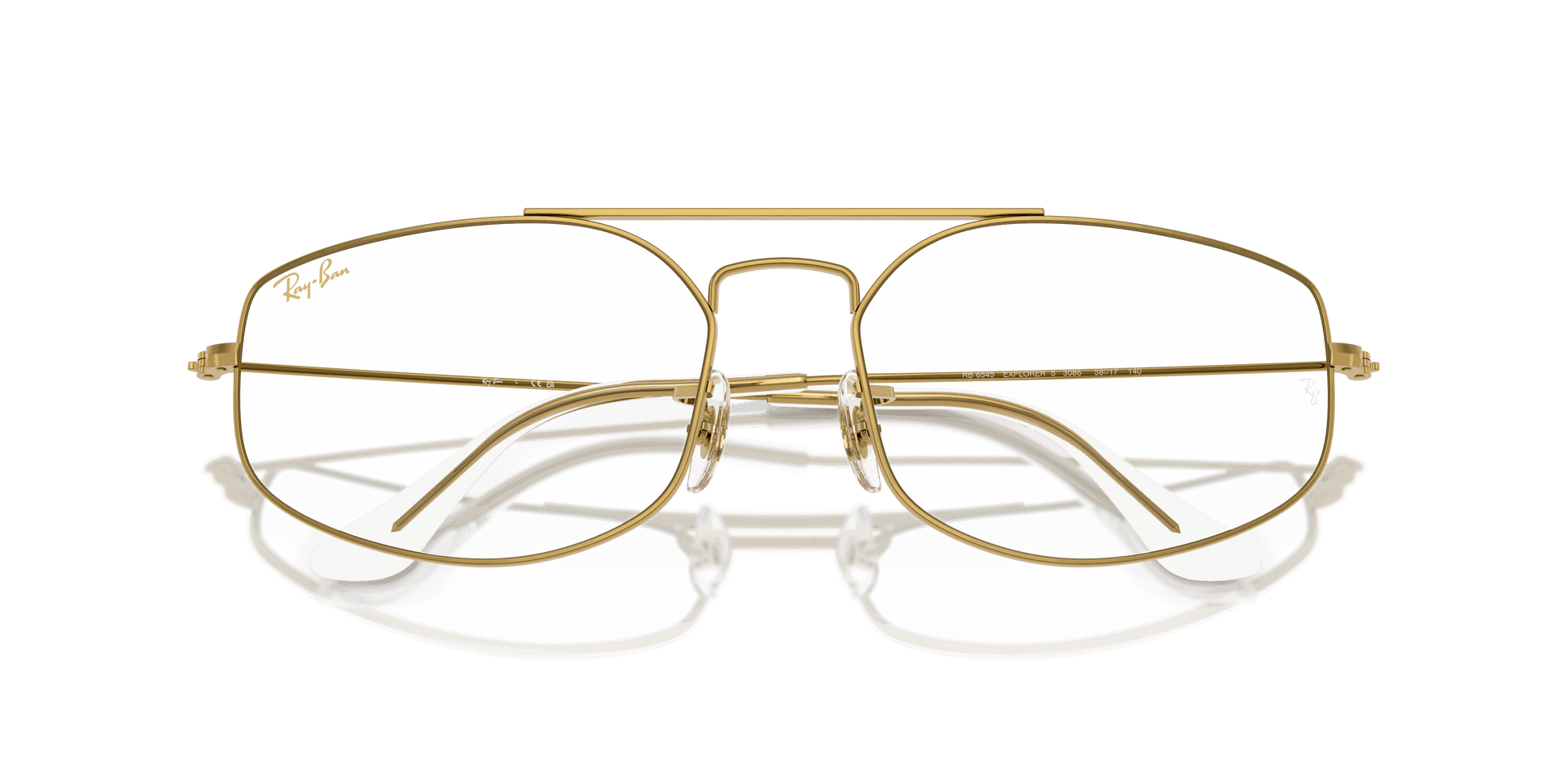 [Clear Lenses, Polished Legend Gold Frame]