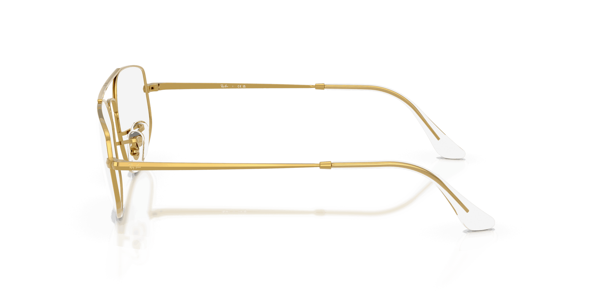 [Clear Lenses, Polished Legend Gold Frame]