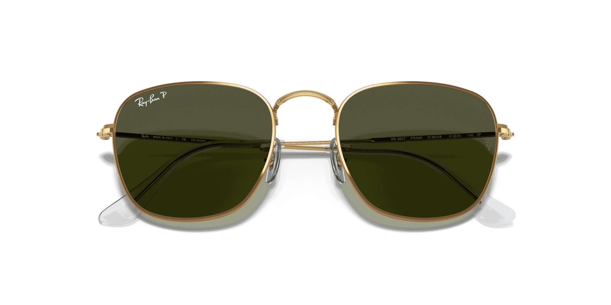 [G-15 Green Lenses, Polished Gold Frame]