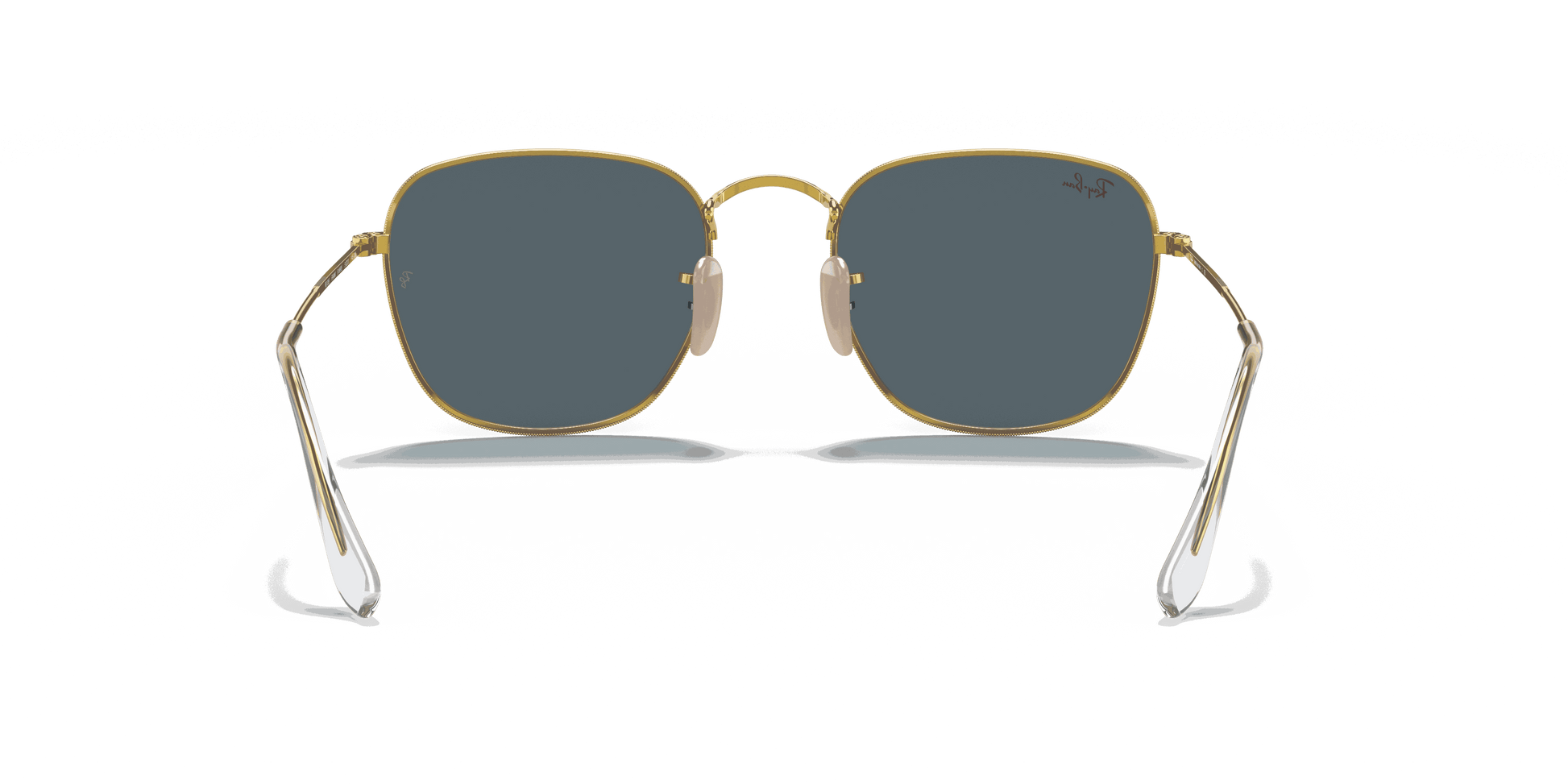 [Blue Lenses, Polished Gold Frame]