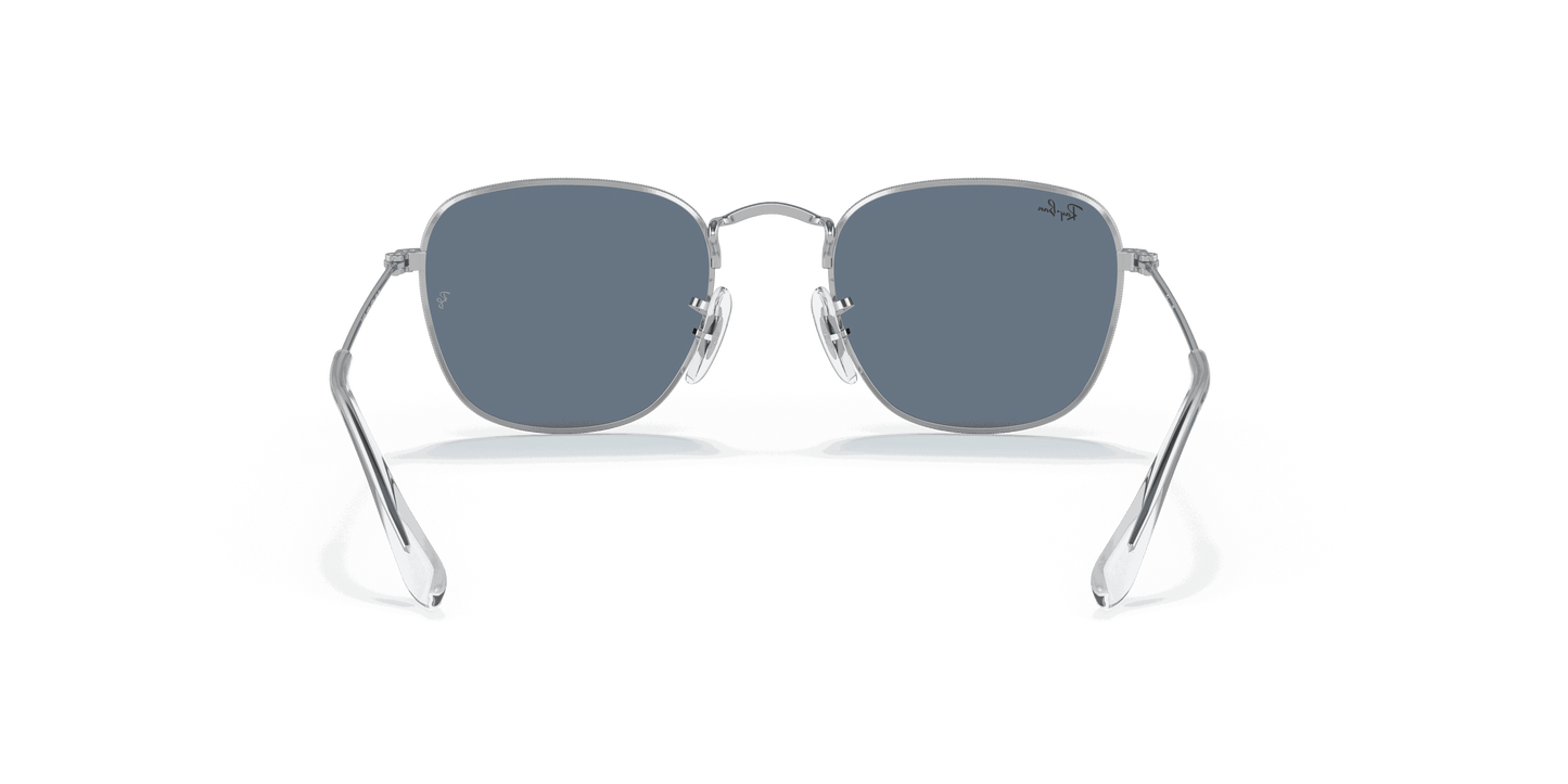 [Dark Blue Lenses, Polished Silver Frame]