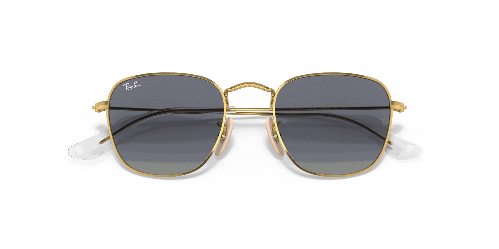 [Light Grey/Dark Blue Lenses, Polished Arista Gold Frame]