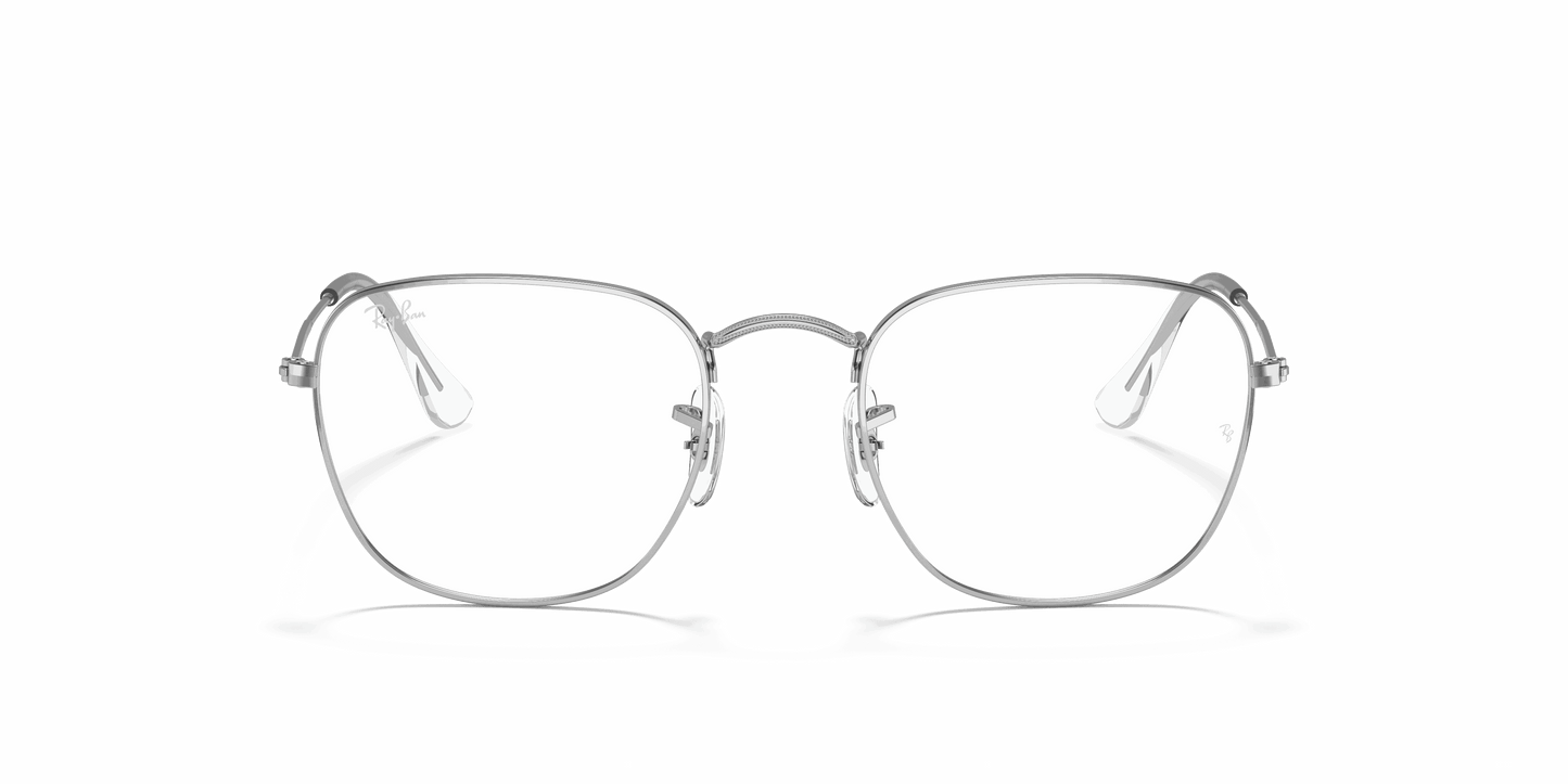 [Clear Lenses, Polished Silver Frame]