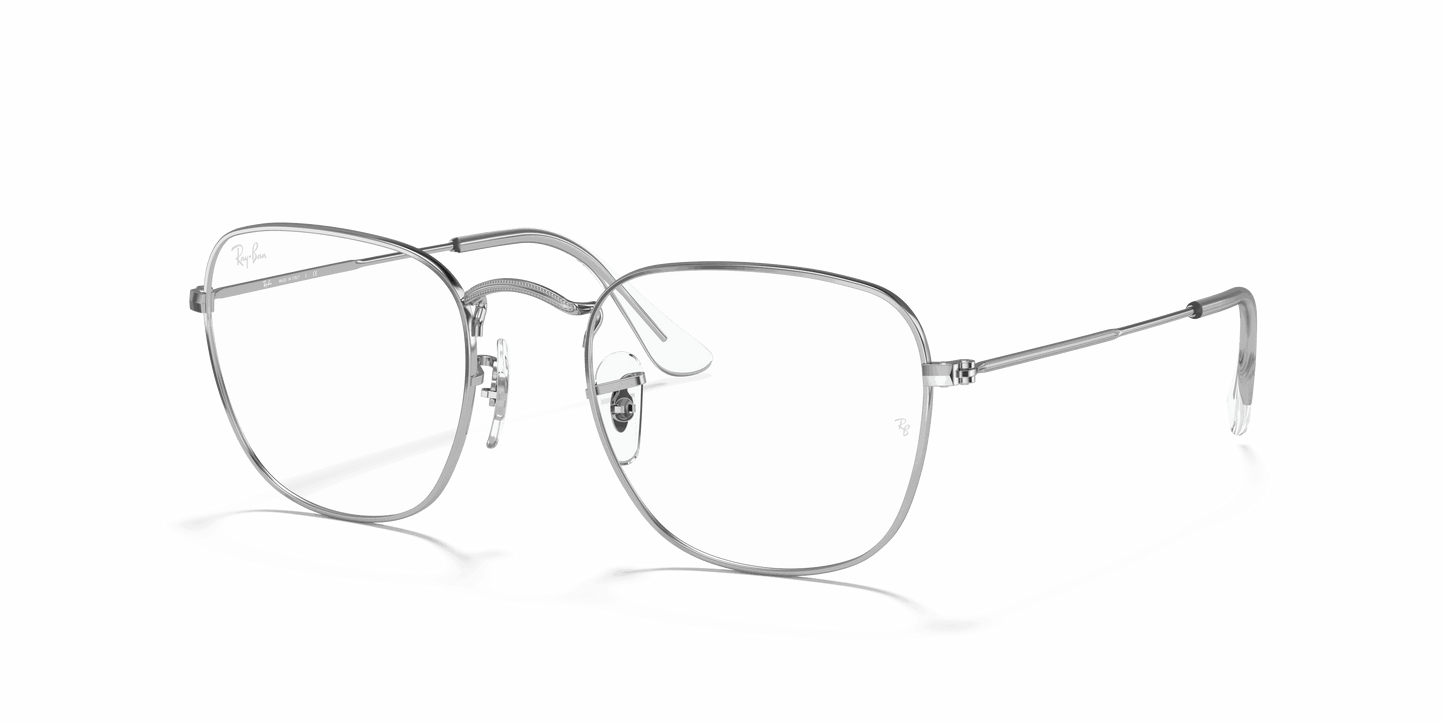 [Clear Lenses, Polished Silver Frame]