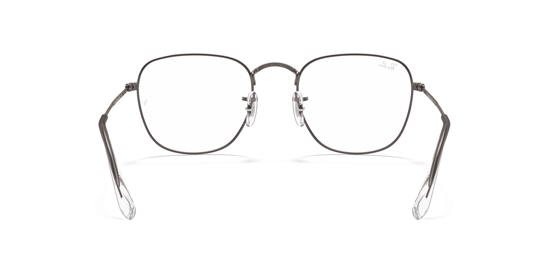 [Clear Lenses, Polished Gunmetal Frame]