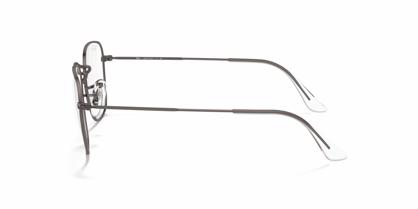 [Clear Lenses, Polished Gunmetal Frame]
