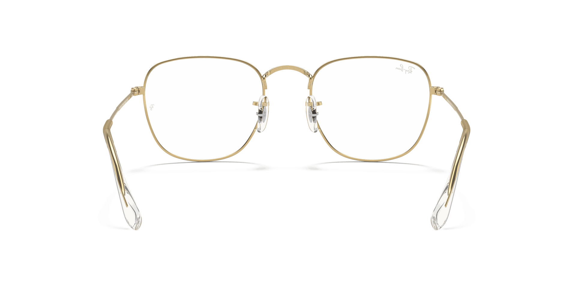 [Clear Lenses, Polished Gold Frame]