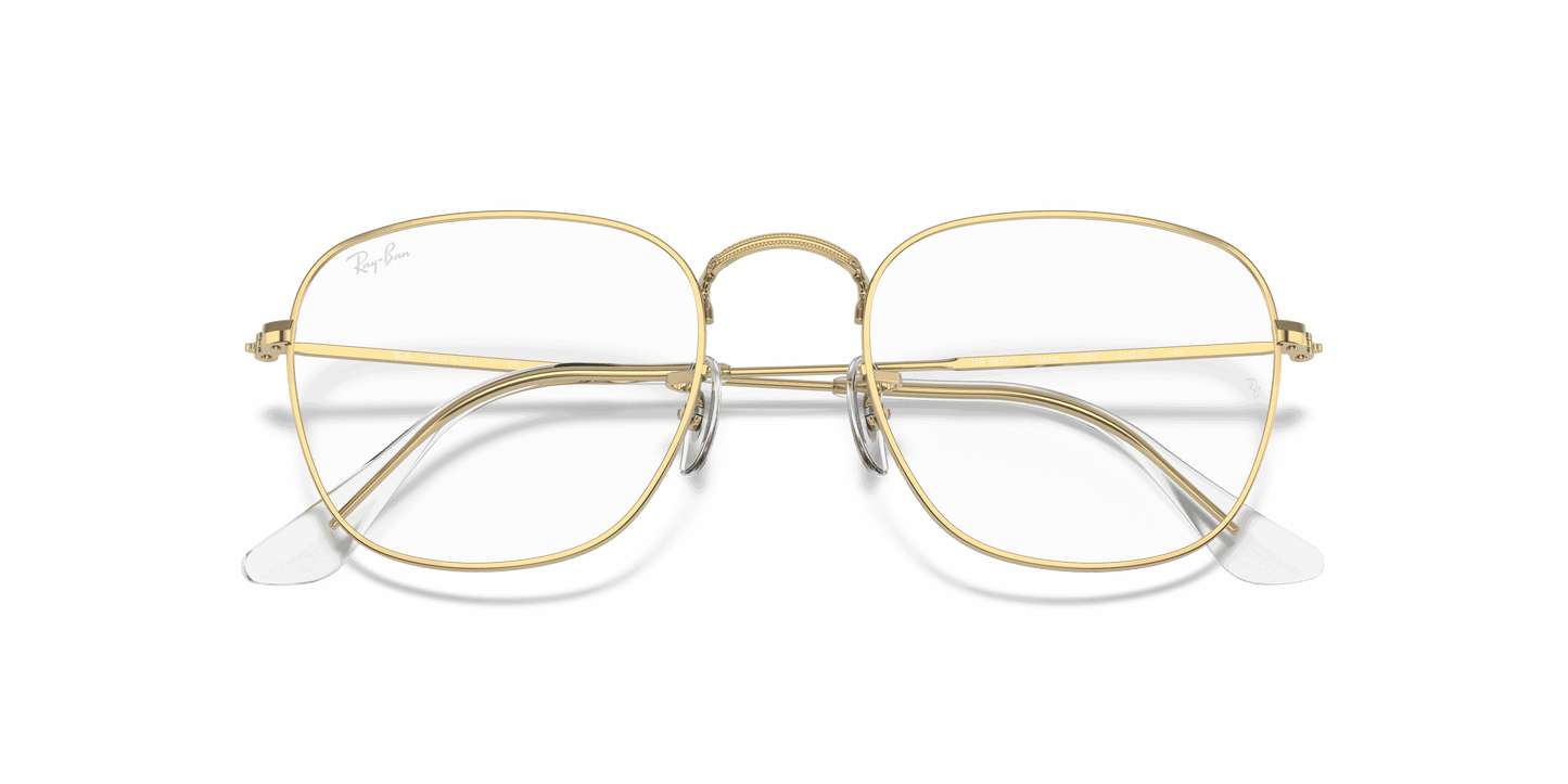 [Clear Lenses, Polished Gold Frame]