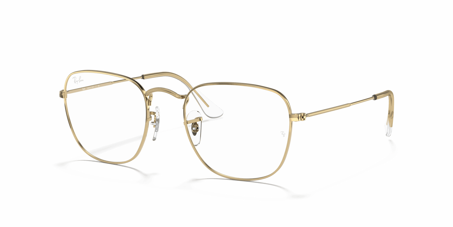 [Clear Lenses, Polished Gold Frame]
