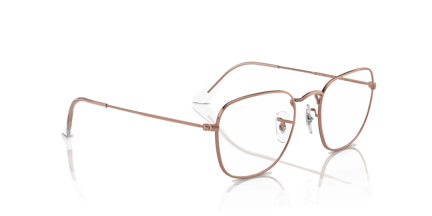 [Demo Lens Lenses, Polished Rose Gold Frame]