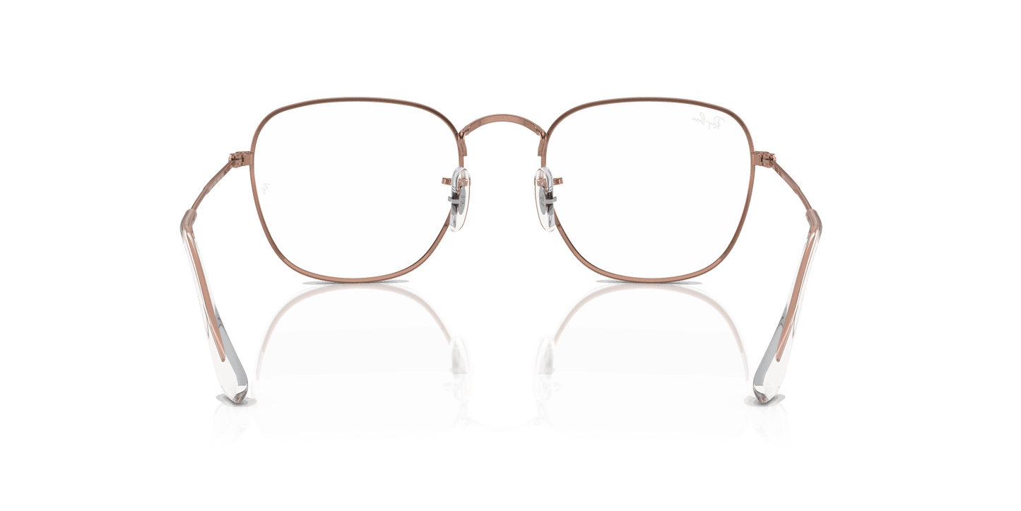 [Demo Lens Lenses, Polished Rose Gold Frame]