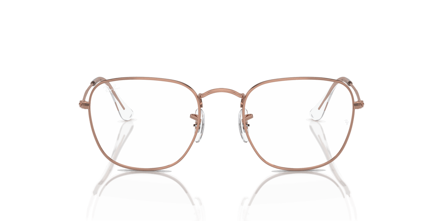 [Demo Lens Lenses, Polished Rose Gold Frame]