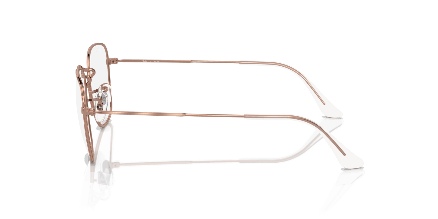 [Demo Lens Lenses, Polished Rose Gold Frame]