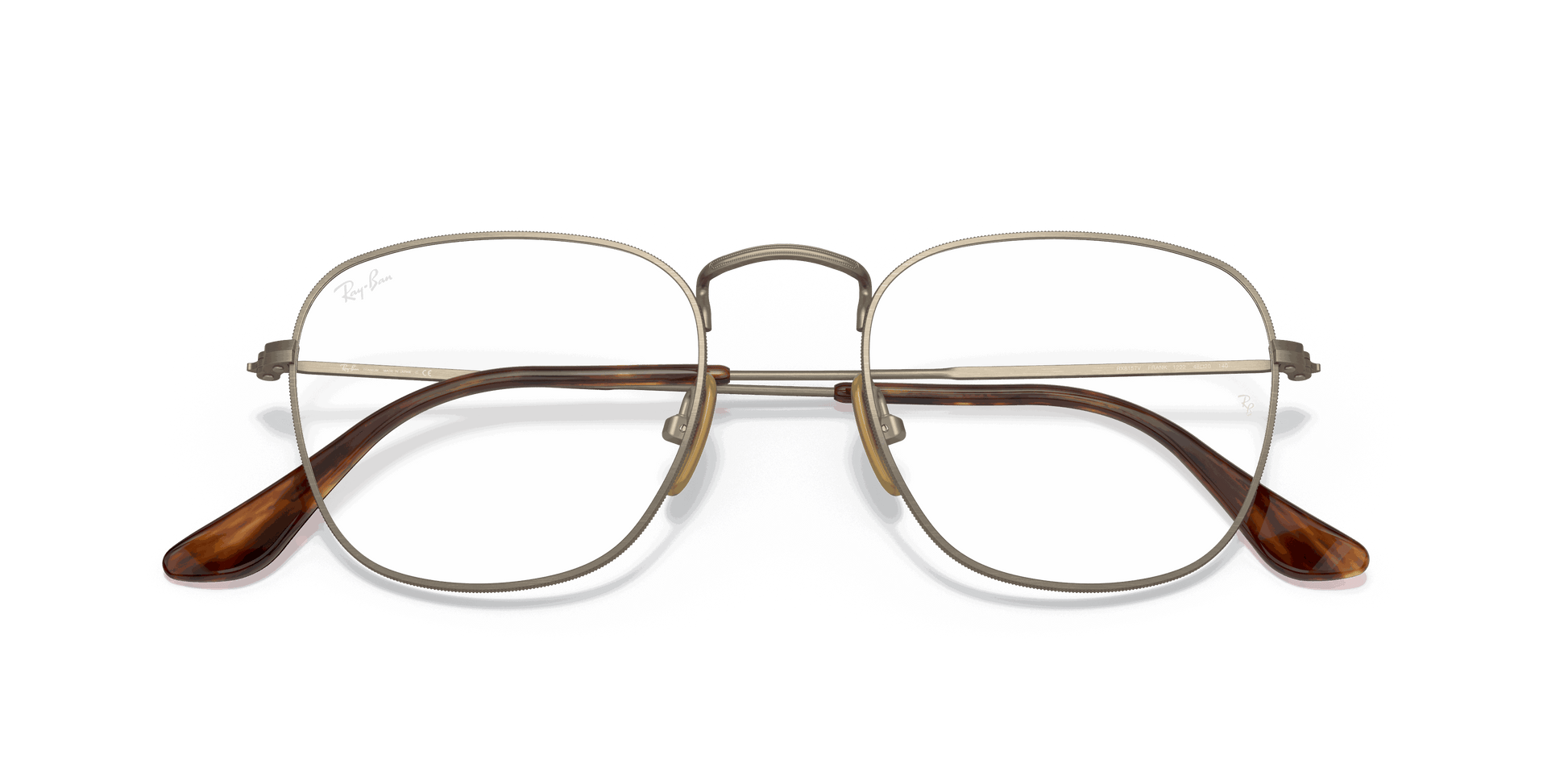 [Clear Lenses, Polished Demigloss Antique Gold Frame]
