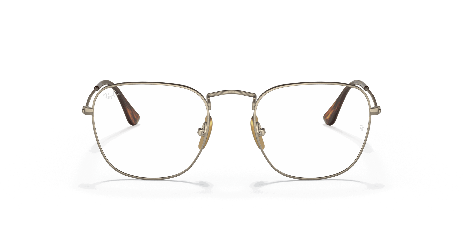 [Clear Lenses, Polished Demigloss Antique Gold Frame]