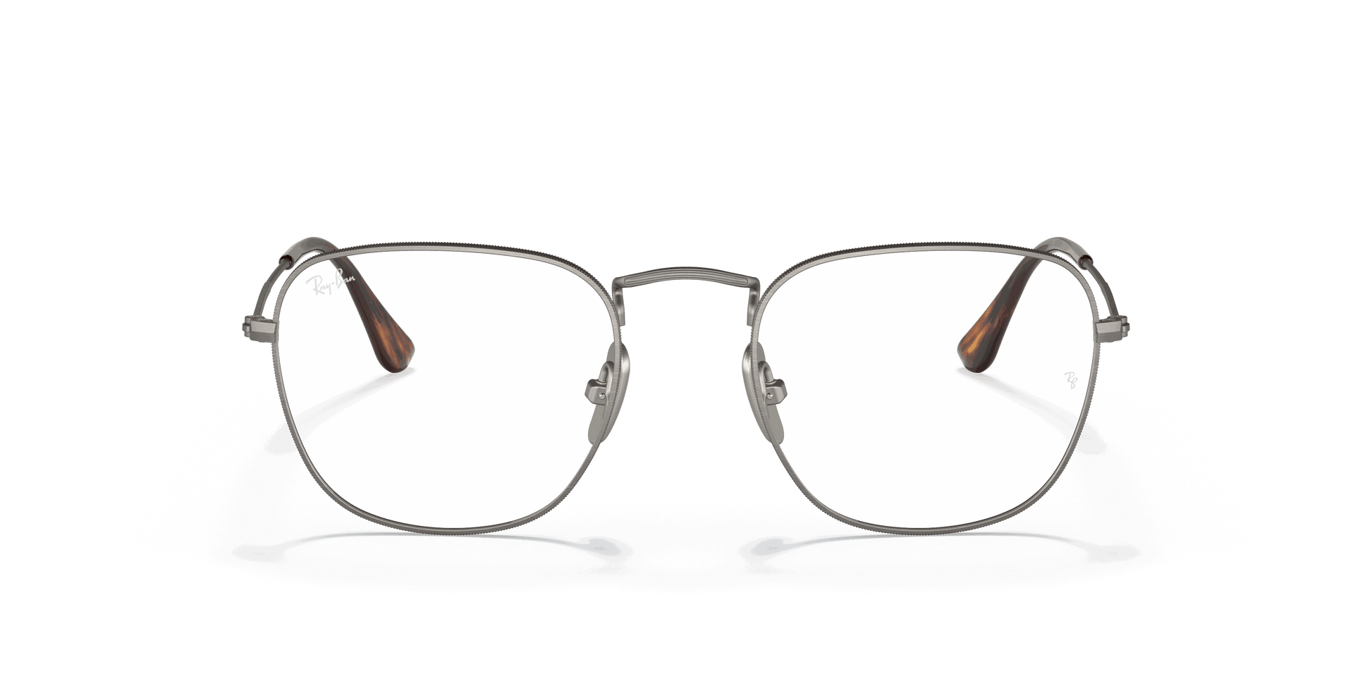 [Clear Lenses, Polished Gunmetal Frame]