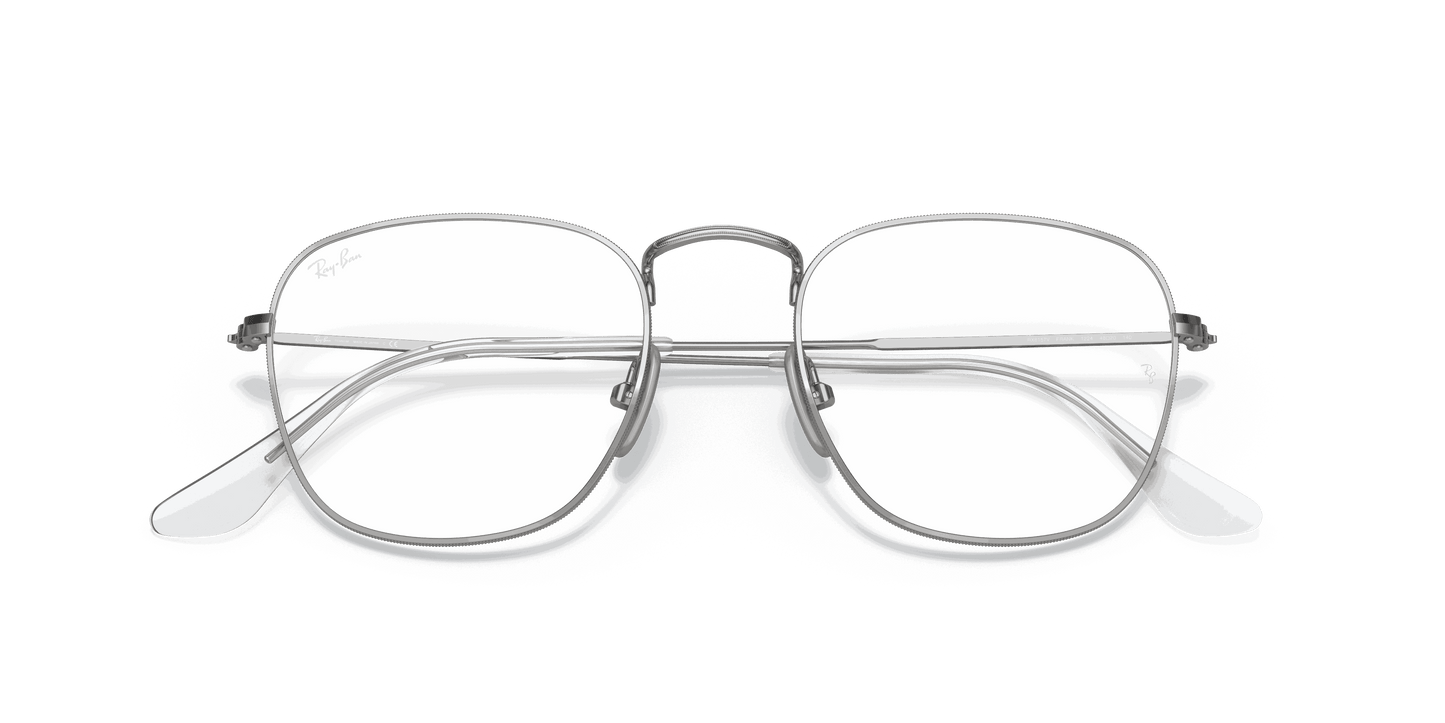 [Clear Lenses, Polished Silver Frame]
