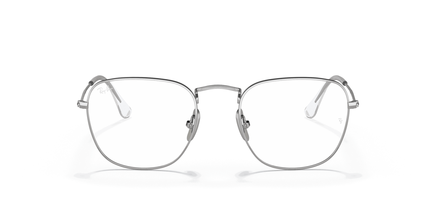 [Clear Lenses, Polished Silver Frame]