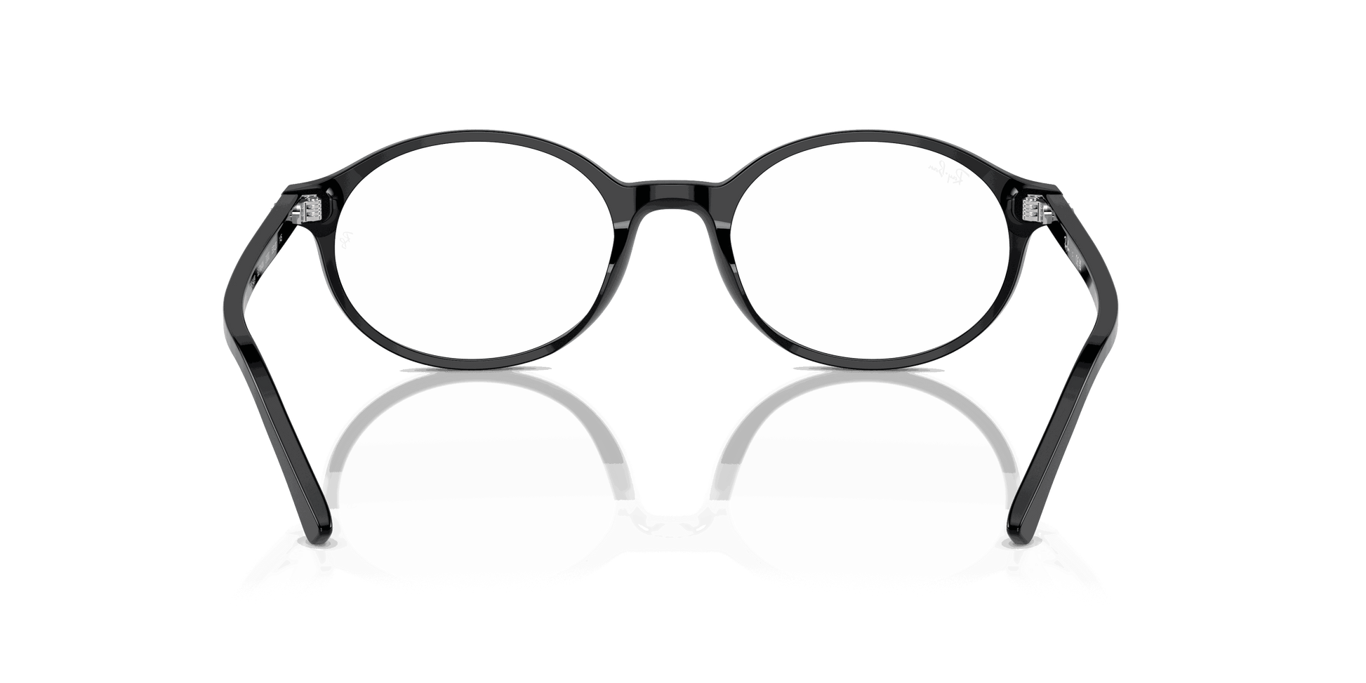 [Clear Lenses, Polished Black Frame]