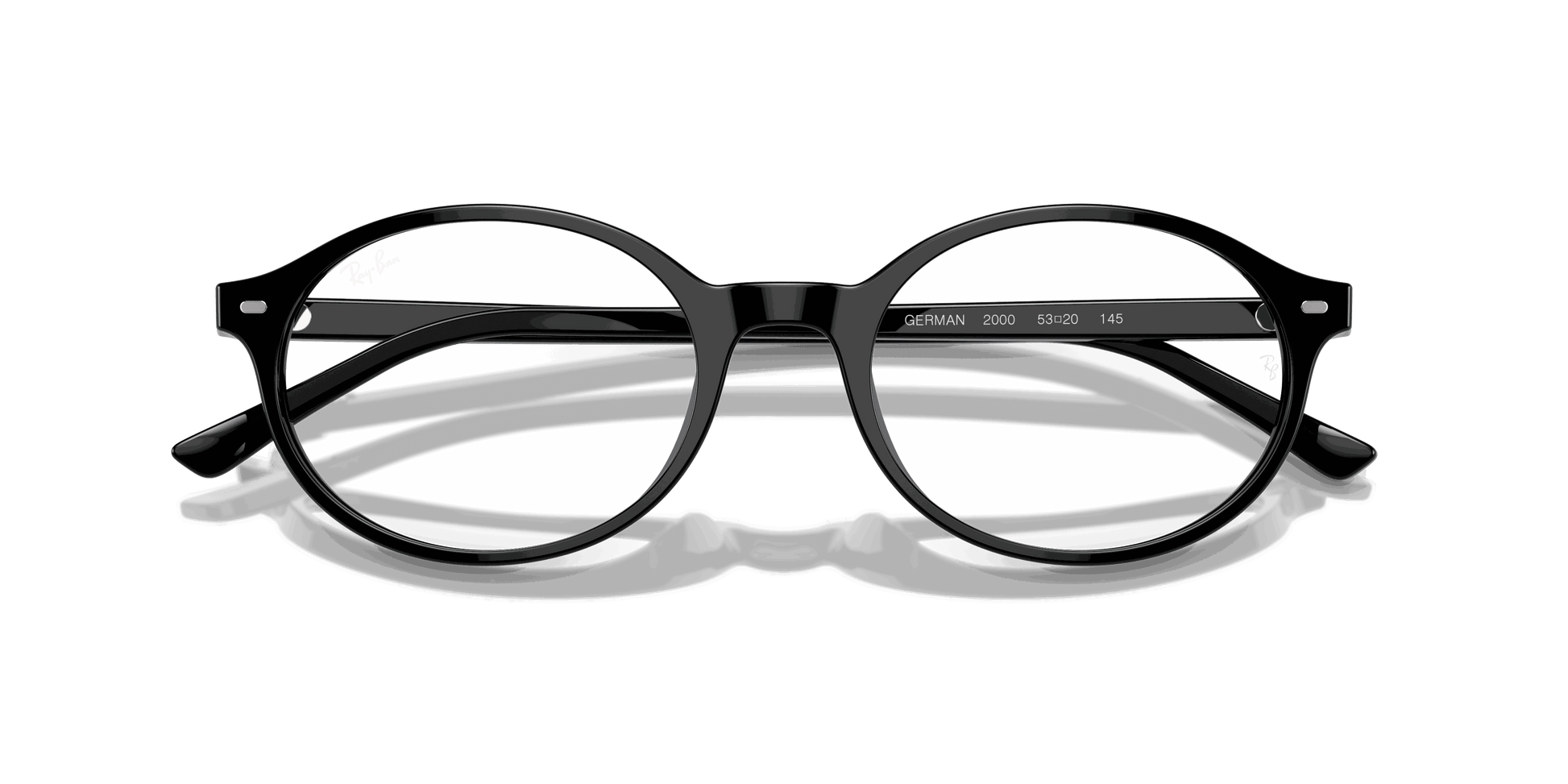 [Clear Lenses, Polished Black Frame]