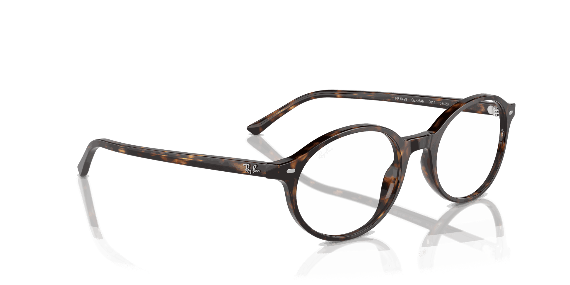 [Clear Lenses, Polished Havana Frame]