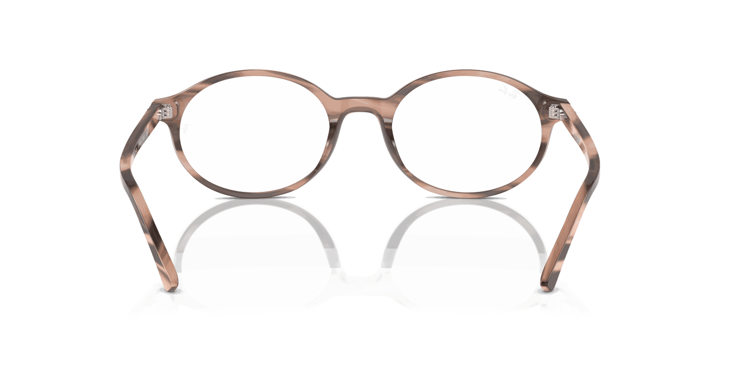 [Clear Lenses, Polished Striped Pink Frame]