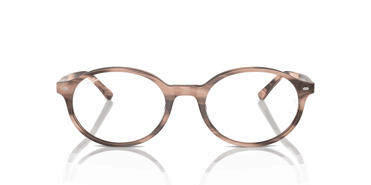 [Clear Lenses, Polished Striped Pink Frame]