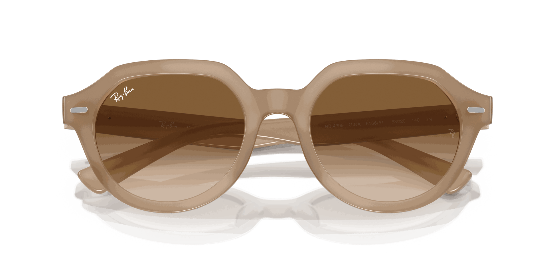 [Brown Lenses, Polished Turtledove Frame]