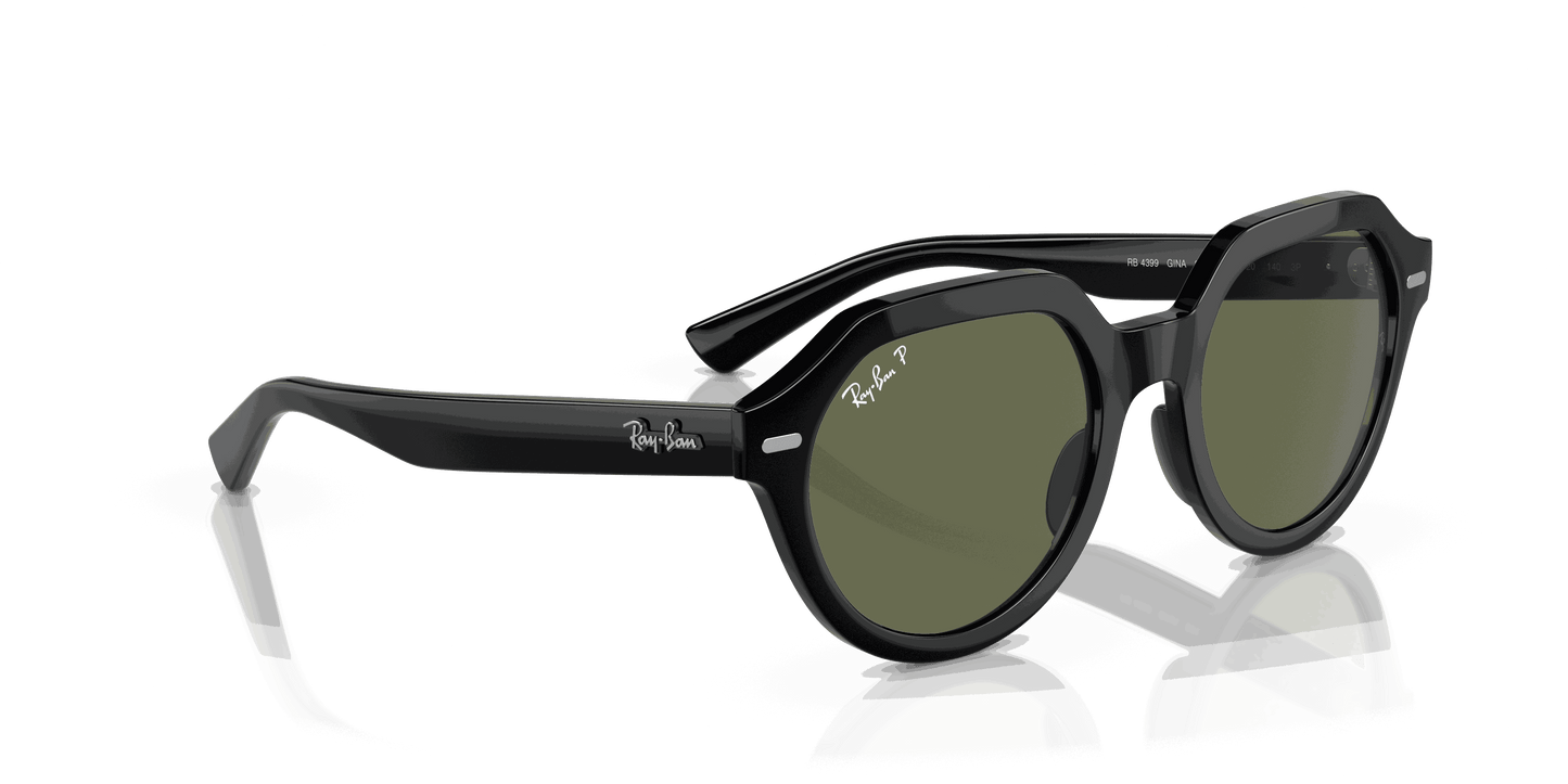 [Green Lenses, Polished Black Frame]